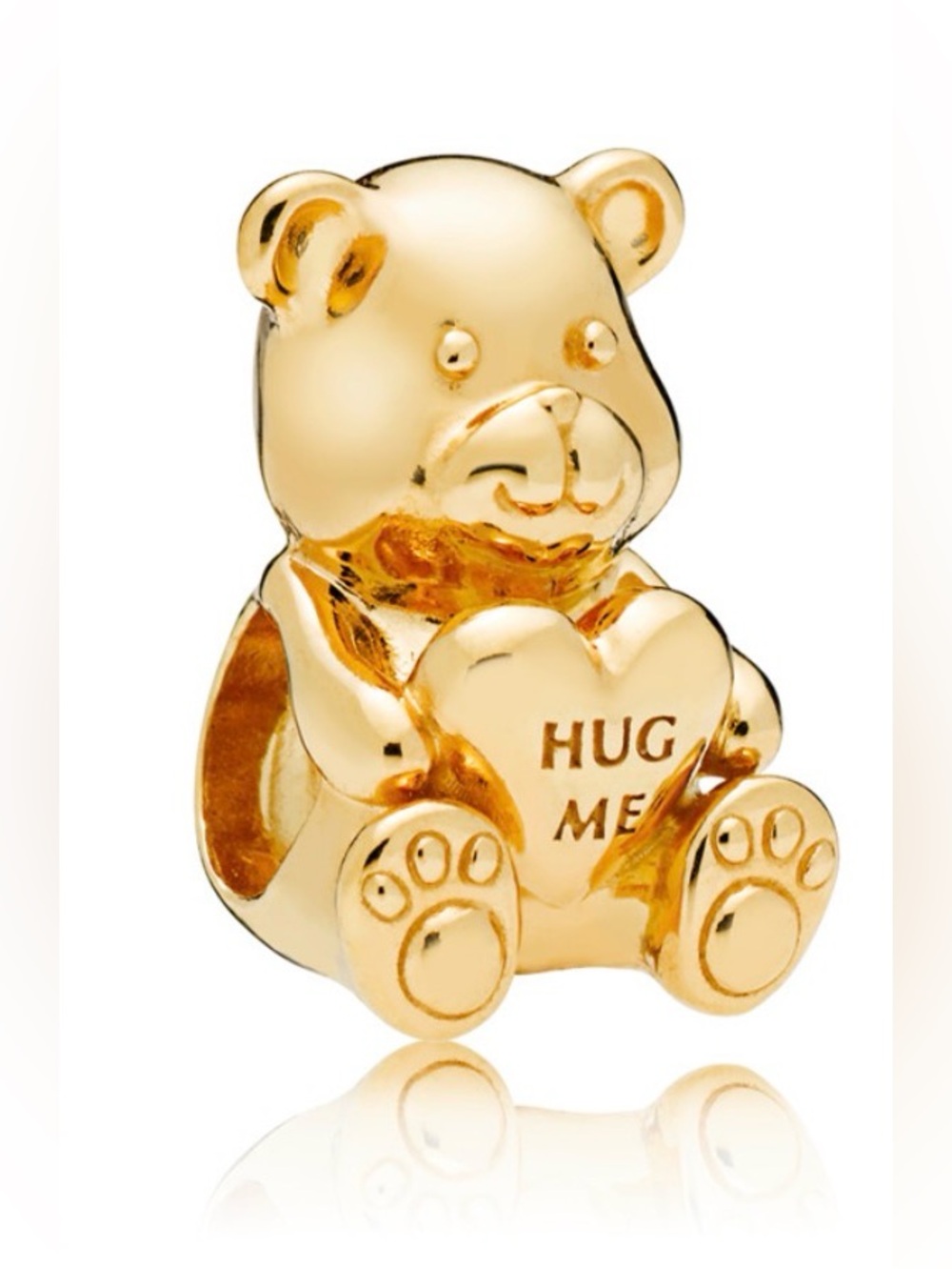 Retired Pandora Shine "Theodore Bear" Hug Me Charm 925 ALE